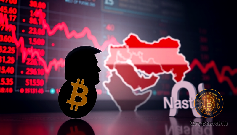 💥 Биткоин и фьючерсы Nasdaq снижаются на фоне угроз Трампа о новых ударах по Ирану