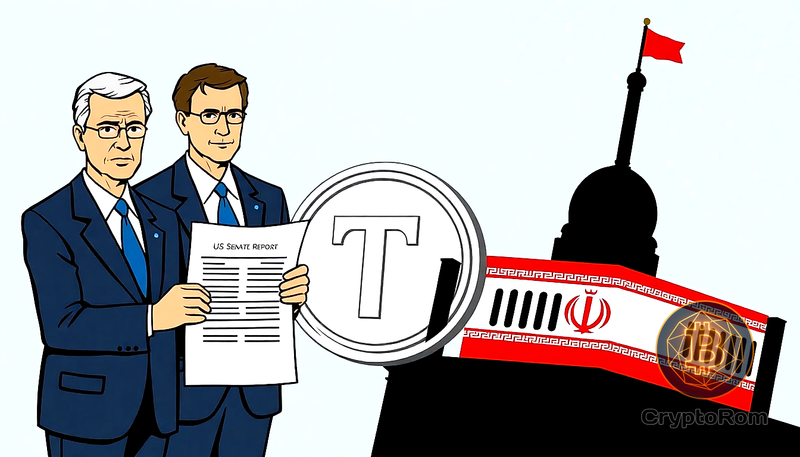 🔍 Сенаторы США обвиняют Tether в поддержке иранского режима