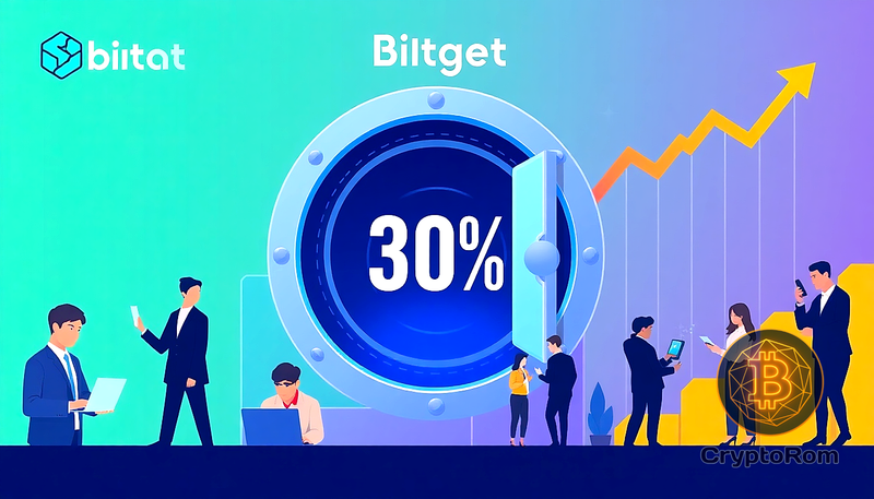💼 Bitget направит пользователям 30% дохода от торговых комиссий