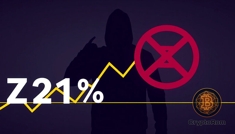📉 Zcash падает на 21% после недавнего пика