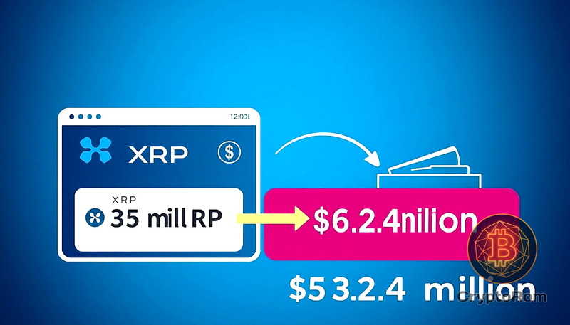 💸 Ripple перемещает 35 млн XRP, а таинственный кошелек передает 6,5 млн XRP