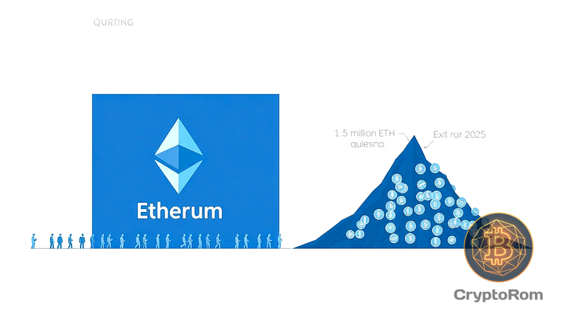 ⏳ Ethereum: 25-дневная очередь для стейкинга