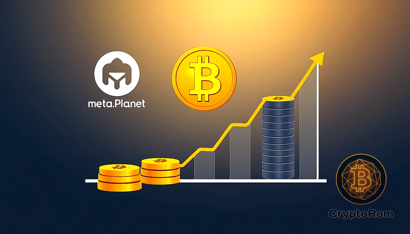💼 Японская Metaplanet увеличила свои запасы биткоинов до 44,000 BTC