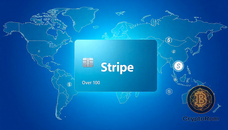 🌍 Stripe расширяет бизнес с картами стейблкоинов на более чем 100 стран