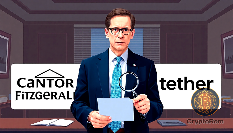 🔍 Сенатор США расследует связи Cantor Fitzgerald и Tether