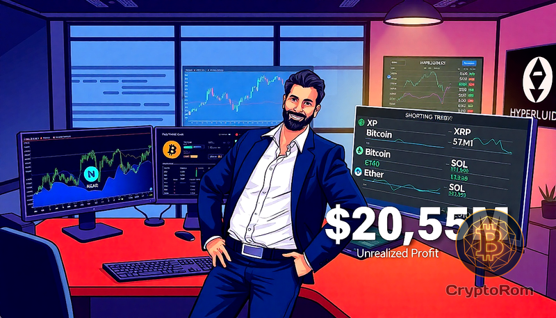 📈 Трейдер заработал $20 млн на NEAR и шортах против крупных монет