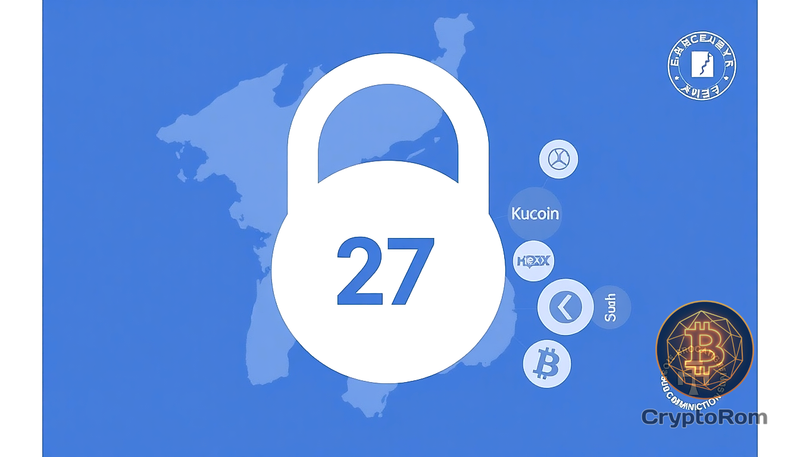 🚫 Южная Корея заблокирует сайты 27 криптоплощадок