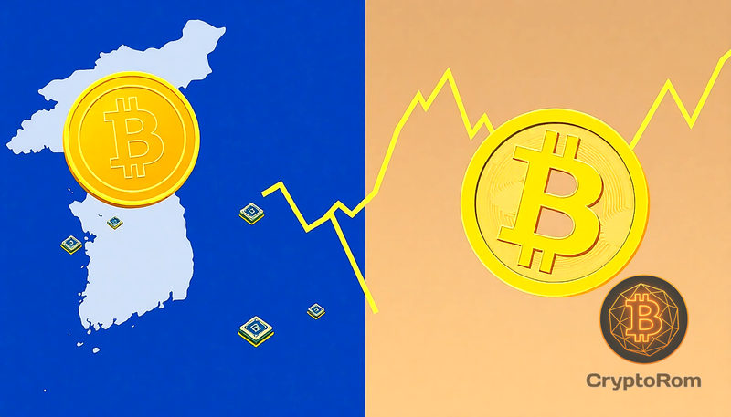 📉 Bitcoin отрывается от южнокорейских акций на фоне падения Kospi