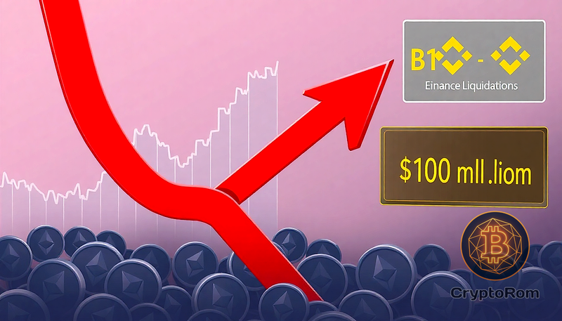 📉 ETH рухнул на 7% — лонги на $106 млн ликвидированы за час