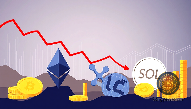 📉 Эфириум и альткойны терпят значительные потери из-за макроэкономических факторов
