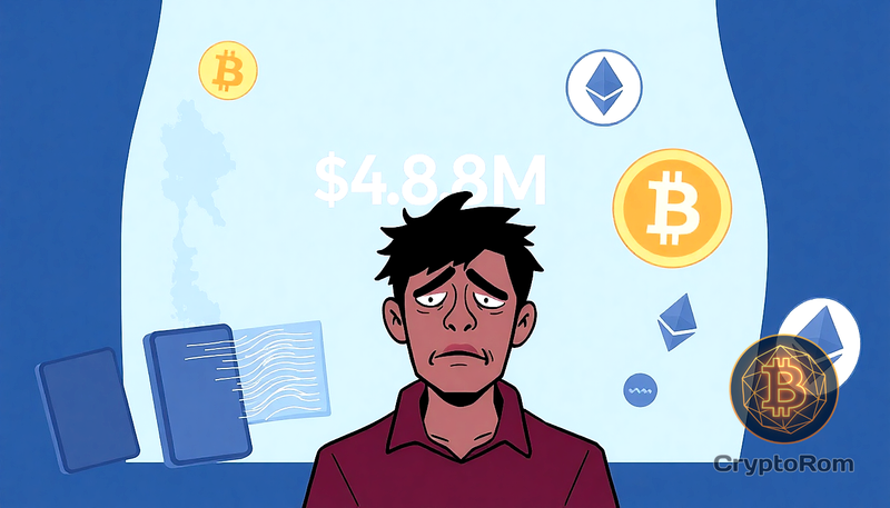 🔐 Мошенник потерял $4.8M на поддельных Ledger