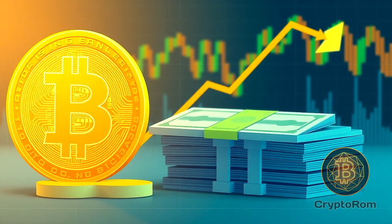 📈 Биткоин укрепился на фоне снижения доходности казначейских облигаций США