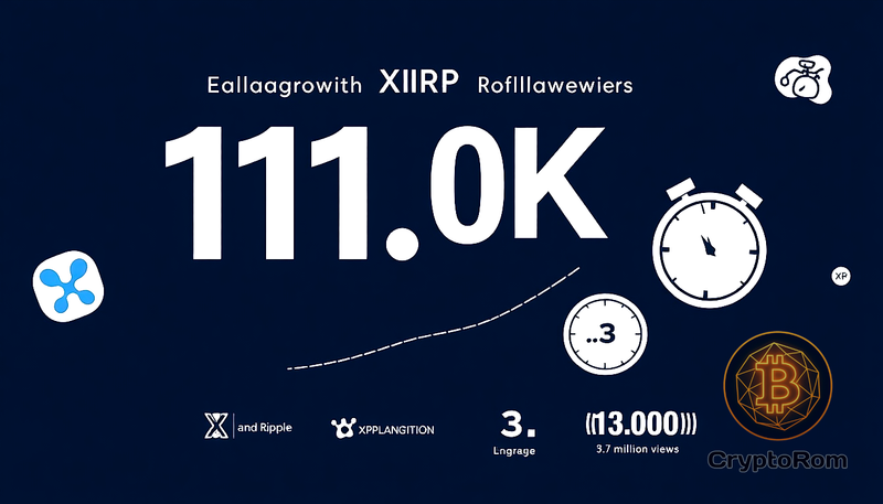 📈 XRP запустил собственный аккаунт X и собрал 111 тыс. подписчиков за ночь