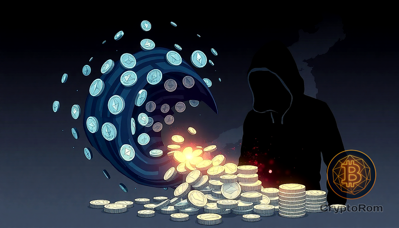 ⚠️ Хакер перевел $61M ETH через Tornado Cash