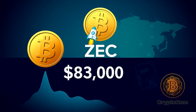 🚀 Bitcoin торгуется около $83,000, ZEC поднимается на 11%