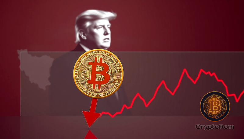📉 Bitcoin падает на фоне комментариев Трампа об Иране
