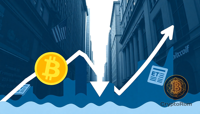 📉 Bitcoin ETF продемонстрировали отток средств во время 7 из 8 обвалов