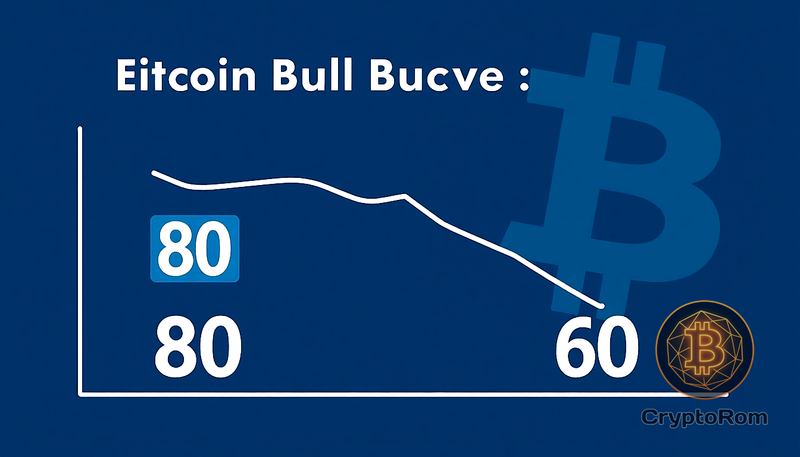 📉 Индекс Bitcoin Bull Score снизился с 80 до 60 из-за ослабления импульса