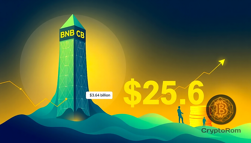 📈 BNB Chain обгоняет Solana и Robinhood по объему торгов