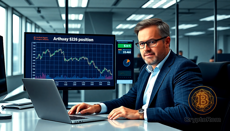 📉 Артур Хейс выходит из криптопозиций на фоне продаж на $26 млн