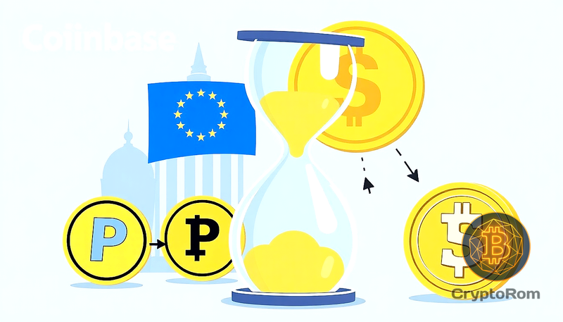 ⏳ Coinbase устанавливает 3-дневный срок для стейблкоинов в соответствии с MiCA
