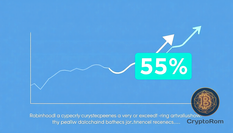 📉 Доход Robinhood от криптовалют упал на 55%, но превысил ожидания