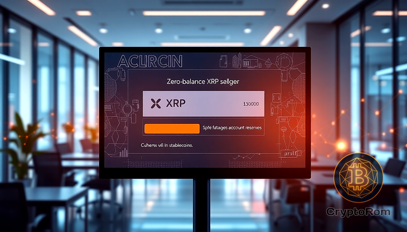 💡 Разработчики XRP Ledger предлагают создание кошельков с нулевым балансом XRP