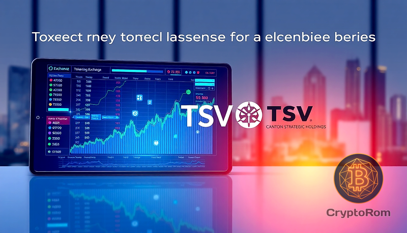 📈 Токенизированная биржа TSV LLC готовится к первой сделке по правилам SEC