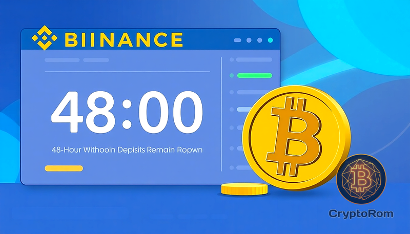 🔄 Binance устанавливает 48-часовой лимит на вывод средств, депозиты Bitcoin доступны
