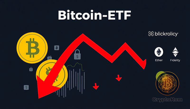 📉 Bitcoin-ETF теряют 643 млн долларов после взлома Binance